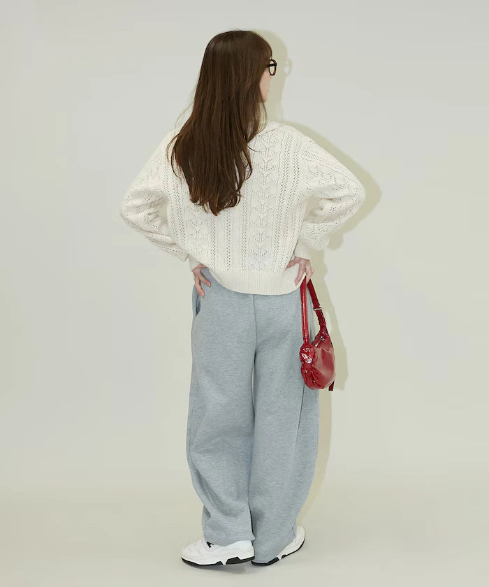 Brushed Back Sweat Curve Pants Limited Edition