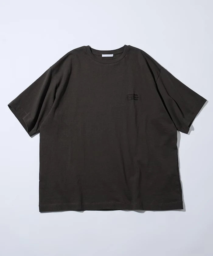 6 Ounce Front Logo Embroidered Crew Neck T-Shirt / One Point Design T-Shirt LEFT CHEST EMBROIDERY PSD