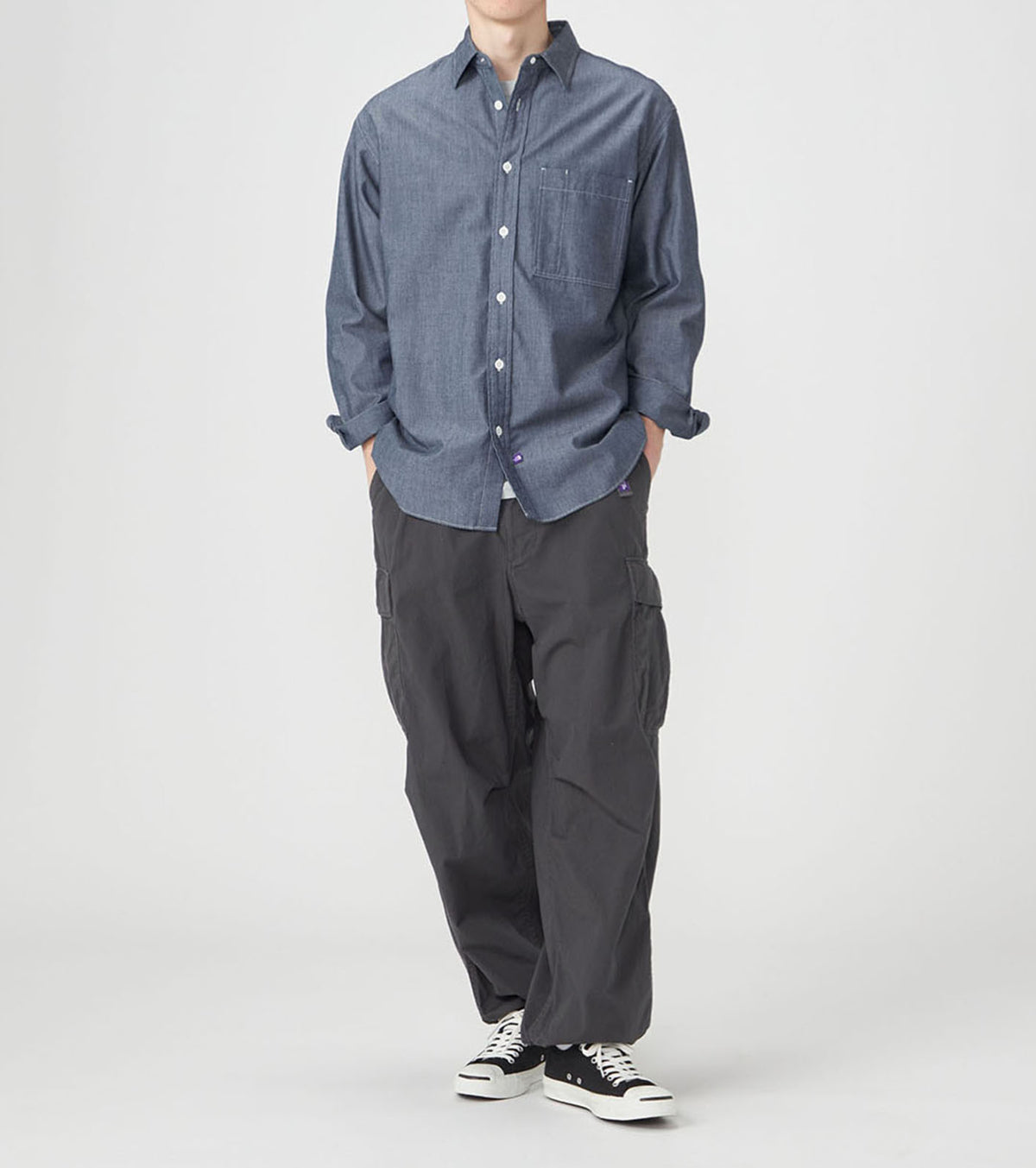 Regular Collar Chambray Field Shirt