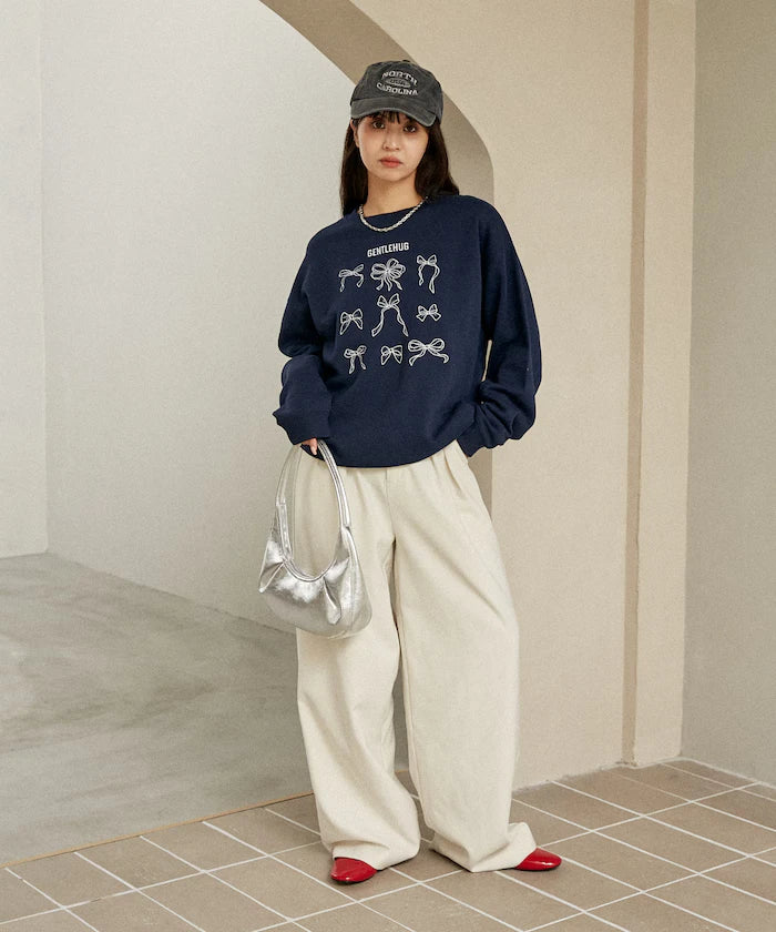 Ribbon Embroidery Crew Sweat Limited Edition