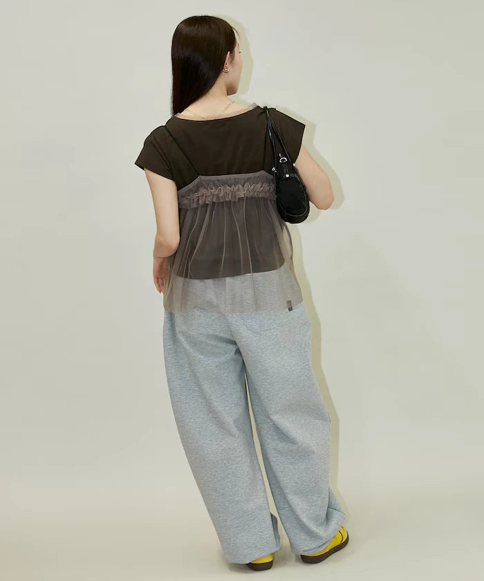 Tulle Bustier T-shirt Set Limited Edition