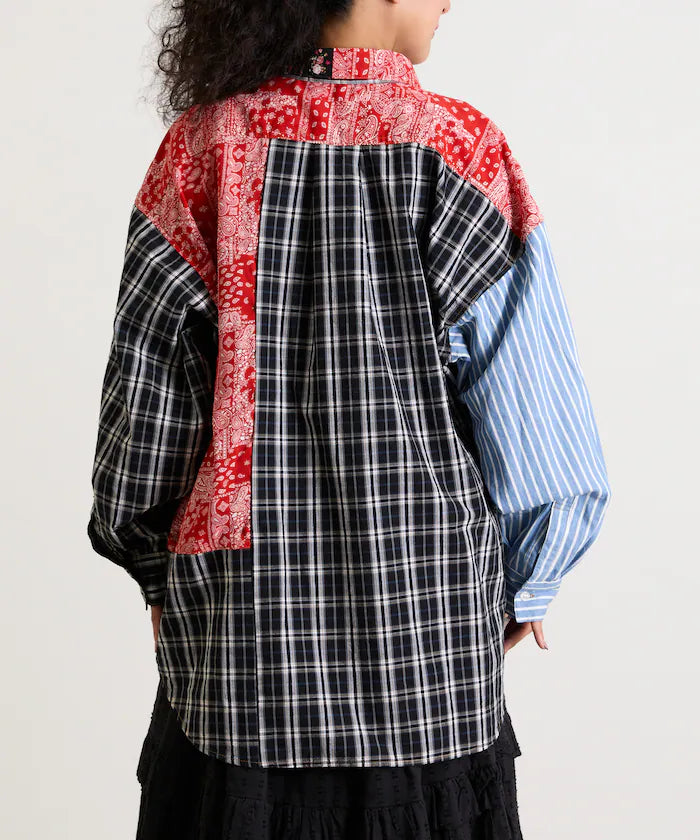 Patchwork Big Shirt