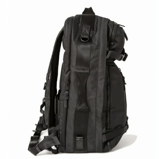 CORDURA DOBBY 305D 3WAY BACK PACK sizeL/BLACK