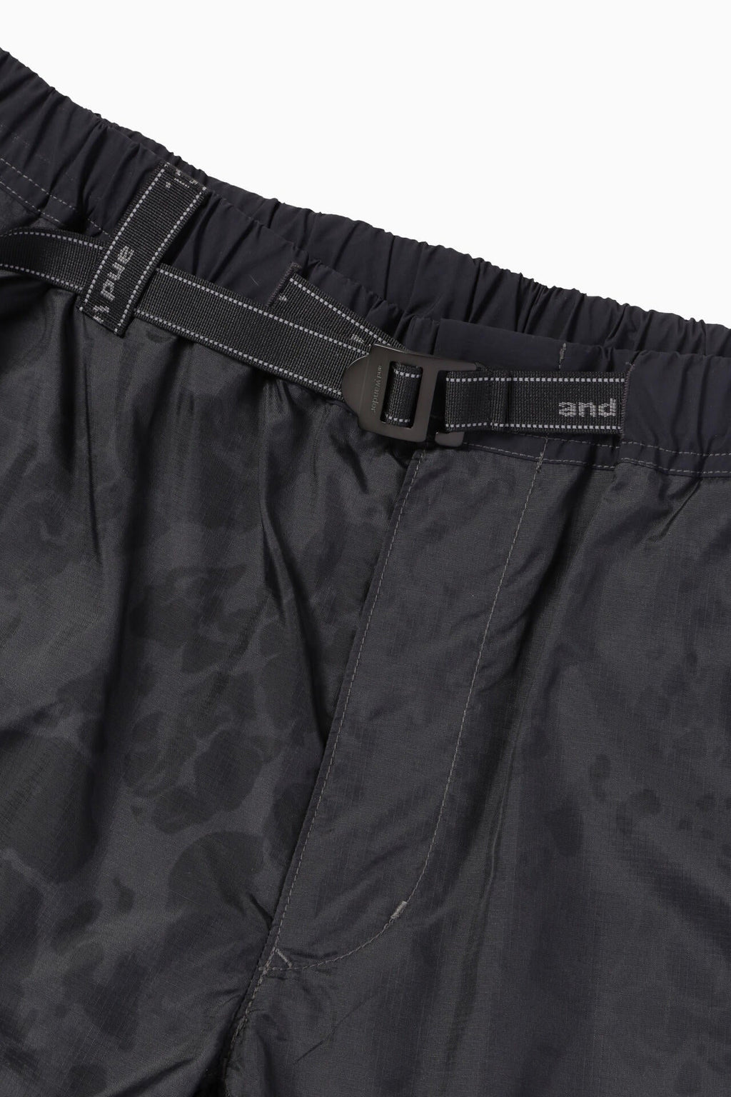 printed nylon short pants