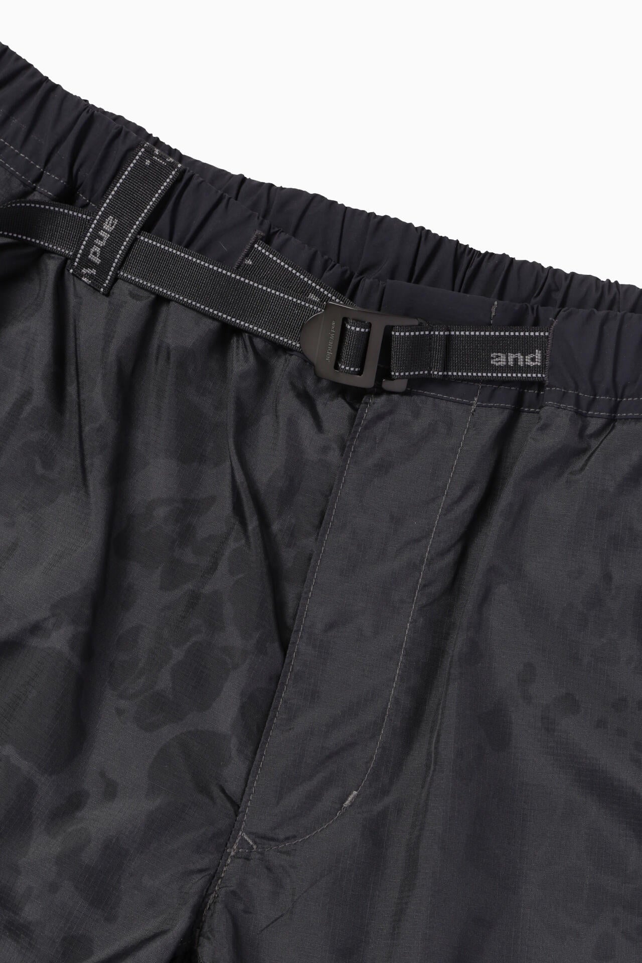 printed nylon short pants