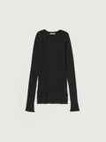 SUPER FINE WOOL HIGH GAUGE RIB KNIT P/O