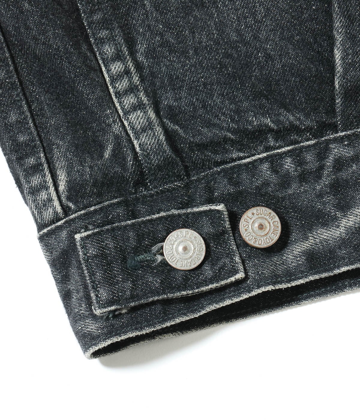14.25oz. BLACK DENIM JACKET 1953 AGED MODEL