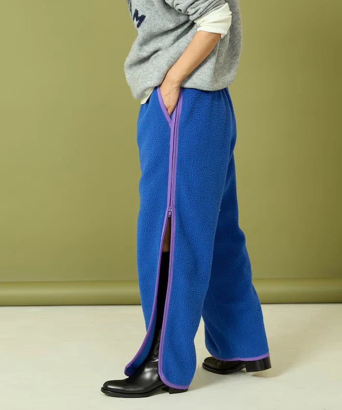 Side Zipper Fleece Pants