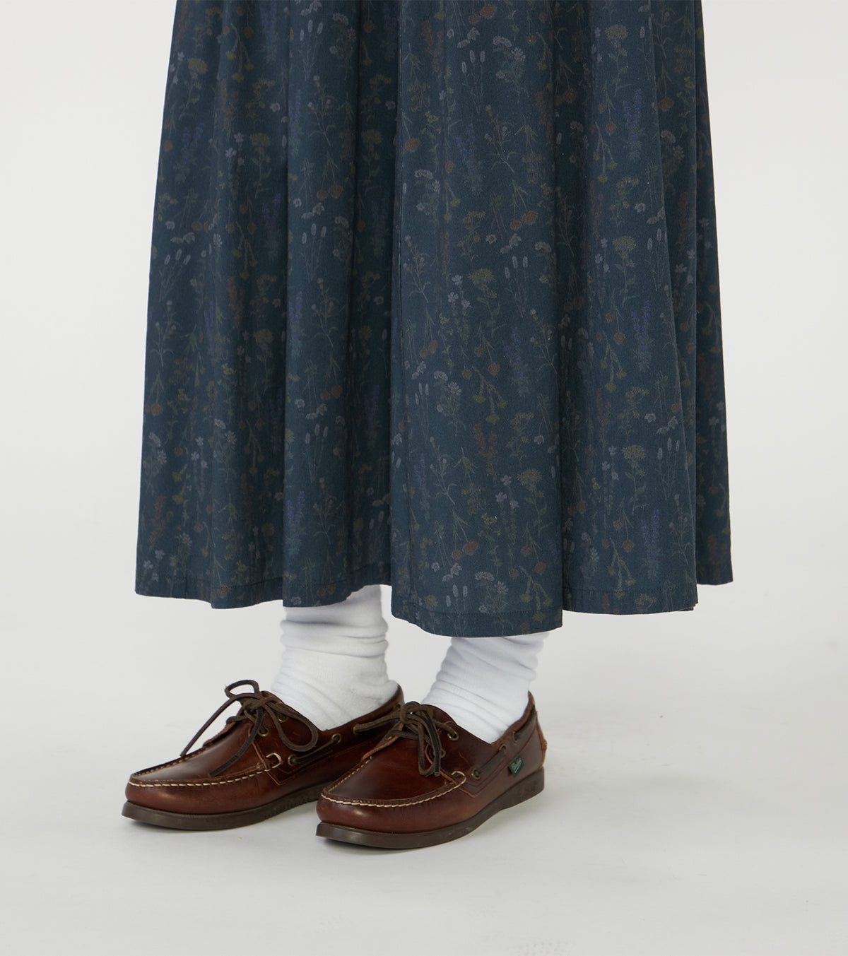 Flower Printed Field Tiered Skirt