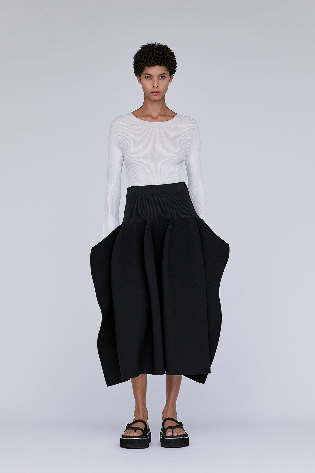 SOFT PORTRAIT LONG BELL SLEEVE TOP