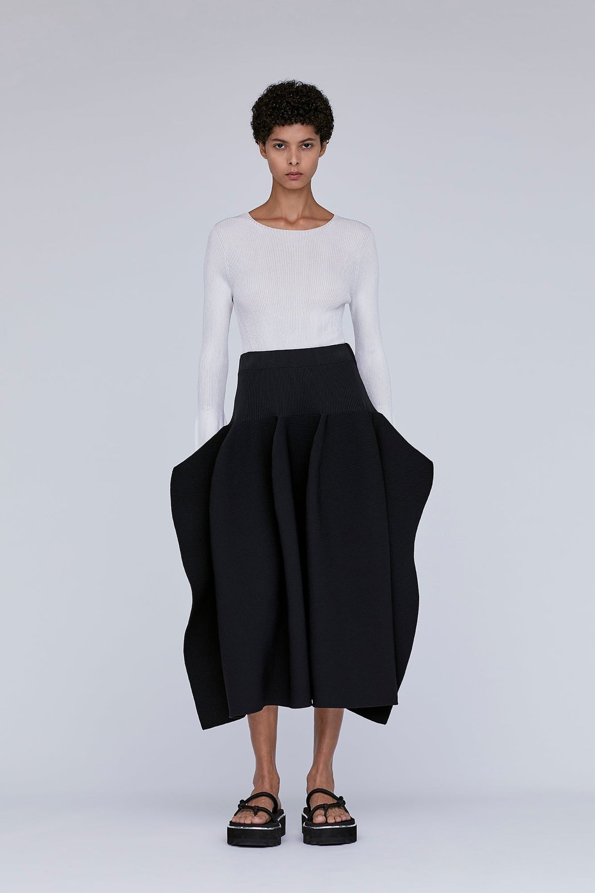 SOFT PORTRAIT LONG BELL SLEEVE TOP