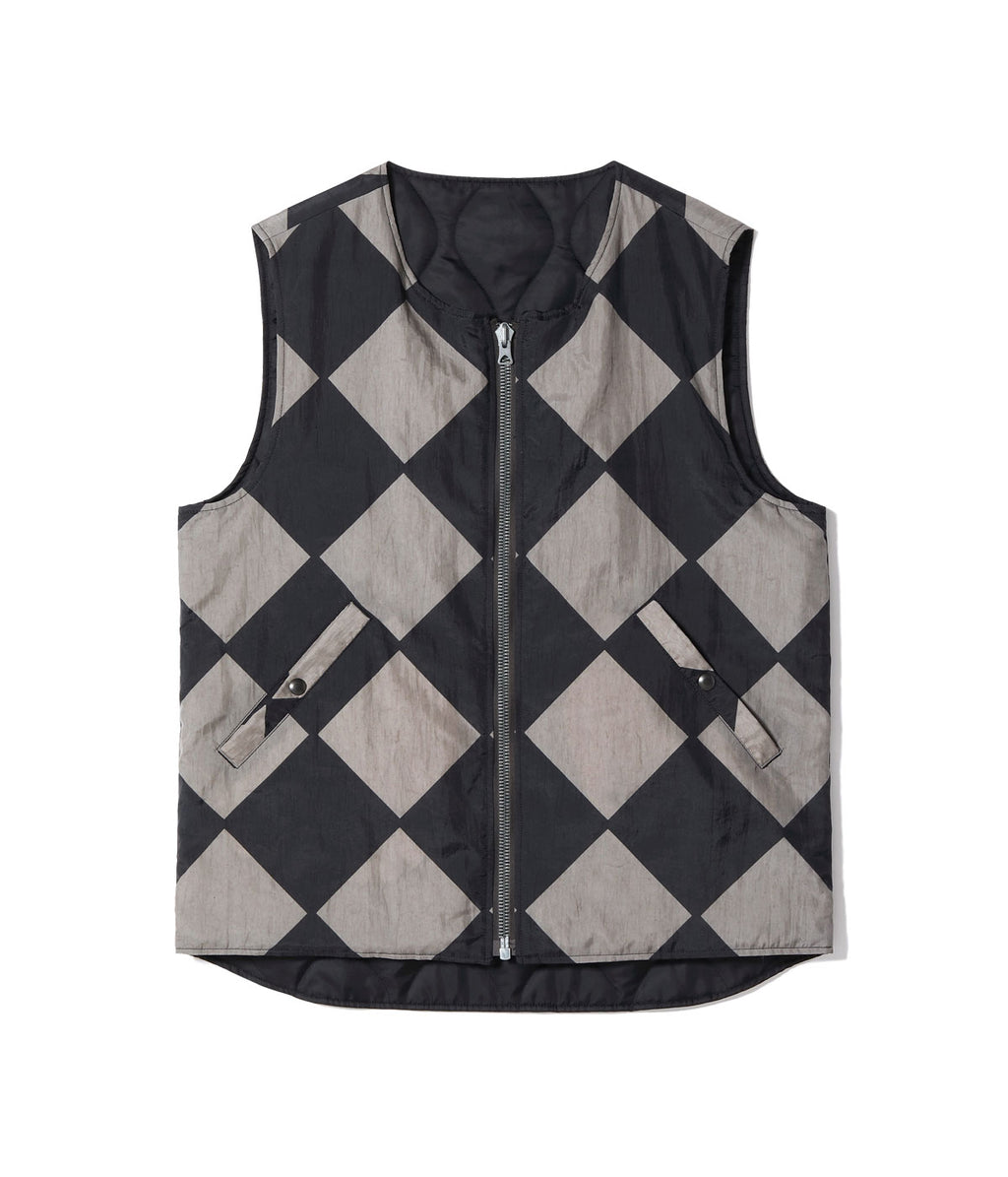 WILLIAM GIBSON COLLECTION BLACK LINE CREWMAN VEST (MOD.) REVERSIBLE