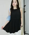 Nylon Washer Asymmetrical Blouse Limited Edition