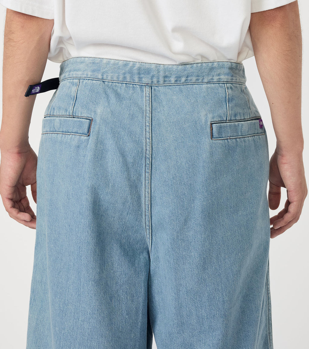 Denim Tuck Field Shorts