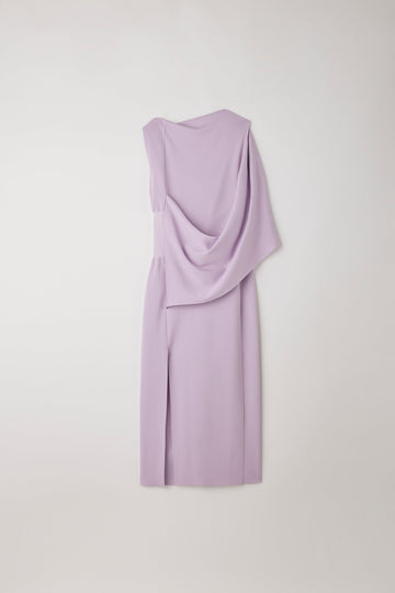 AC MILAN DRAPED SLEEVELESS DRESS