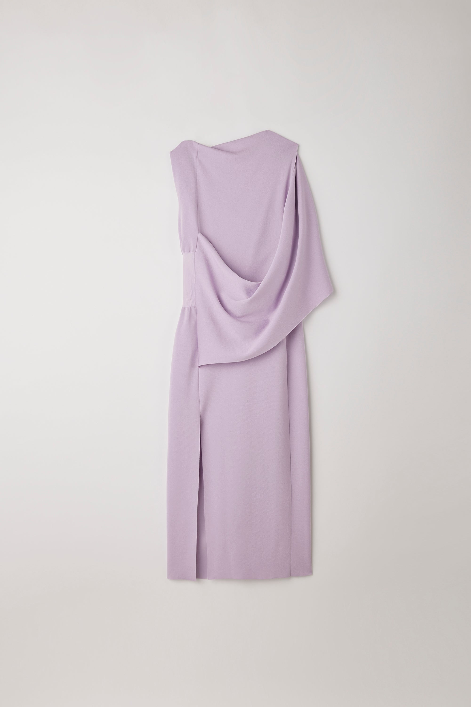 AC MILAN DRAPED SLEEVELESS DRESS