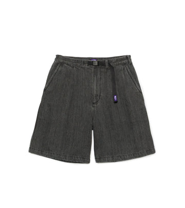 Denim Tuck Field Shorts