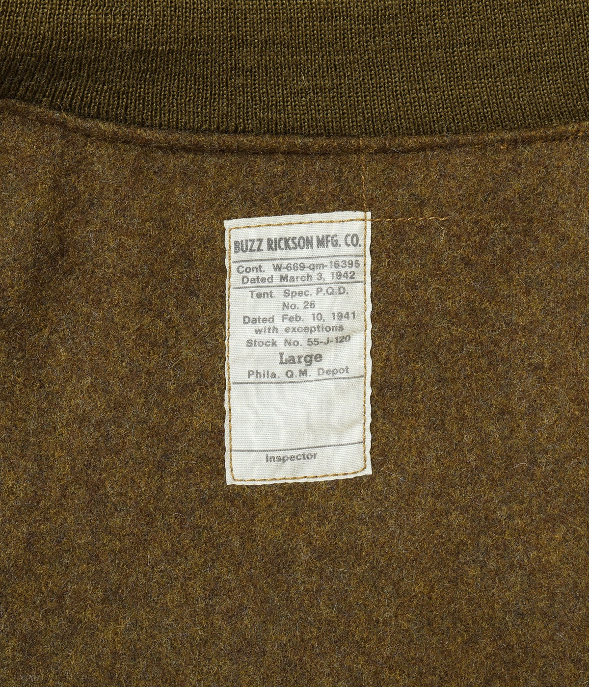 Type TANKERS SLASH POCKET ���BUZZ RICKSON MFG. CO.���