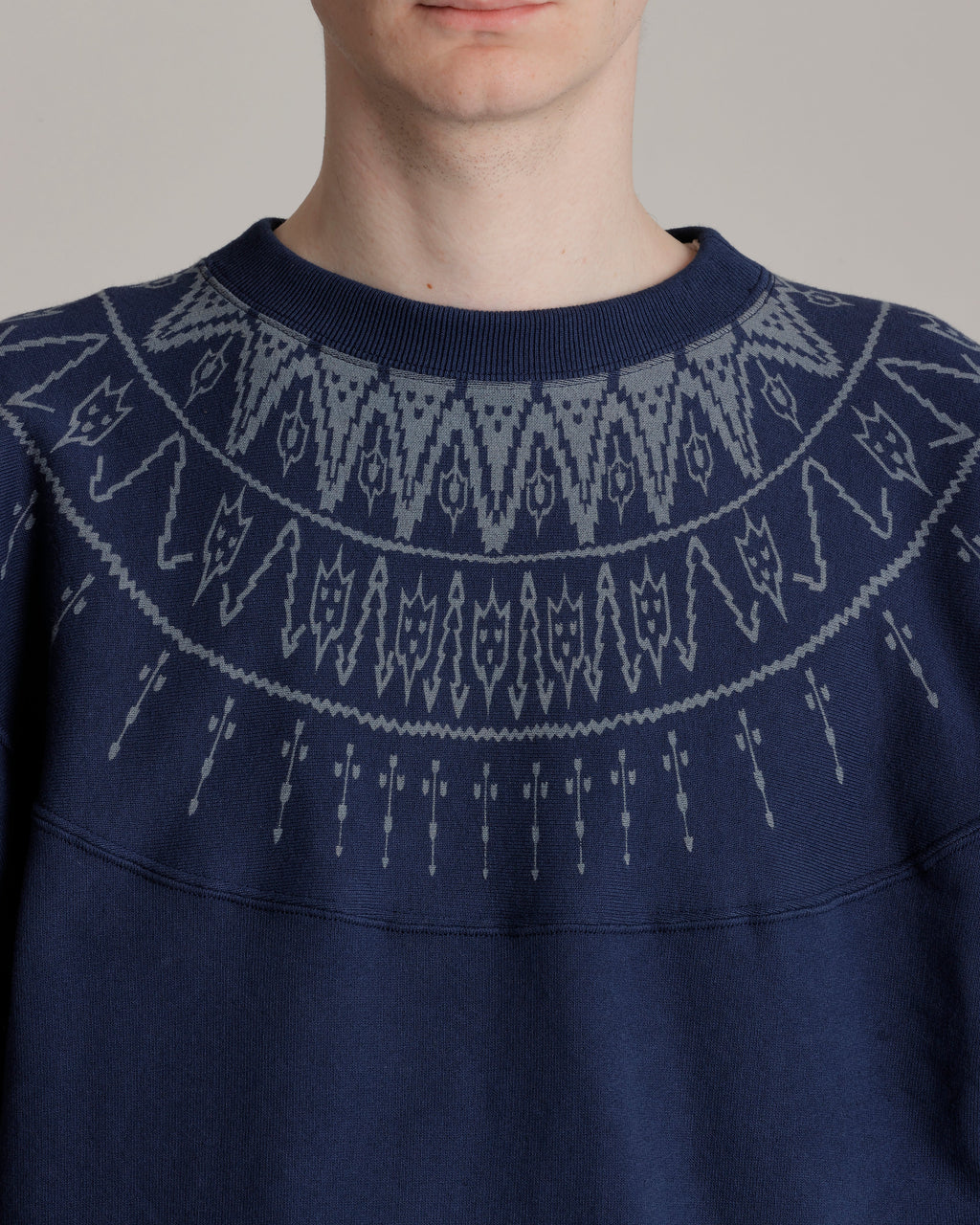 LOT.624 NORDIC PATTERN SWEATSHIRT