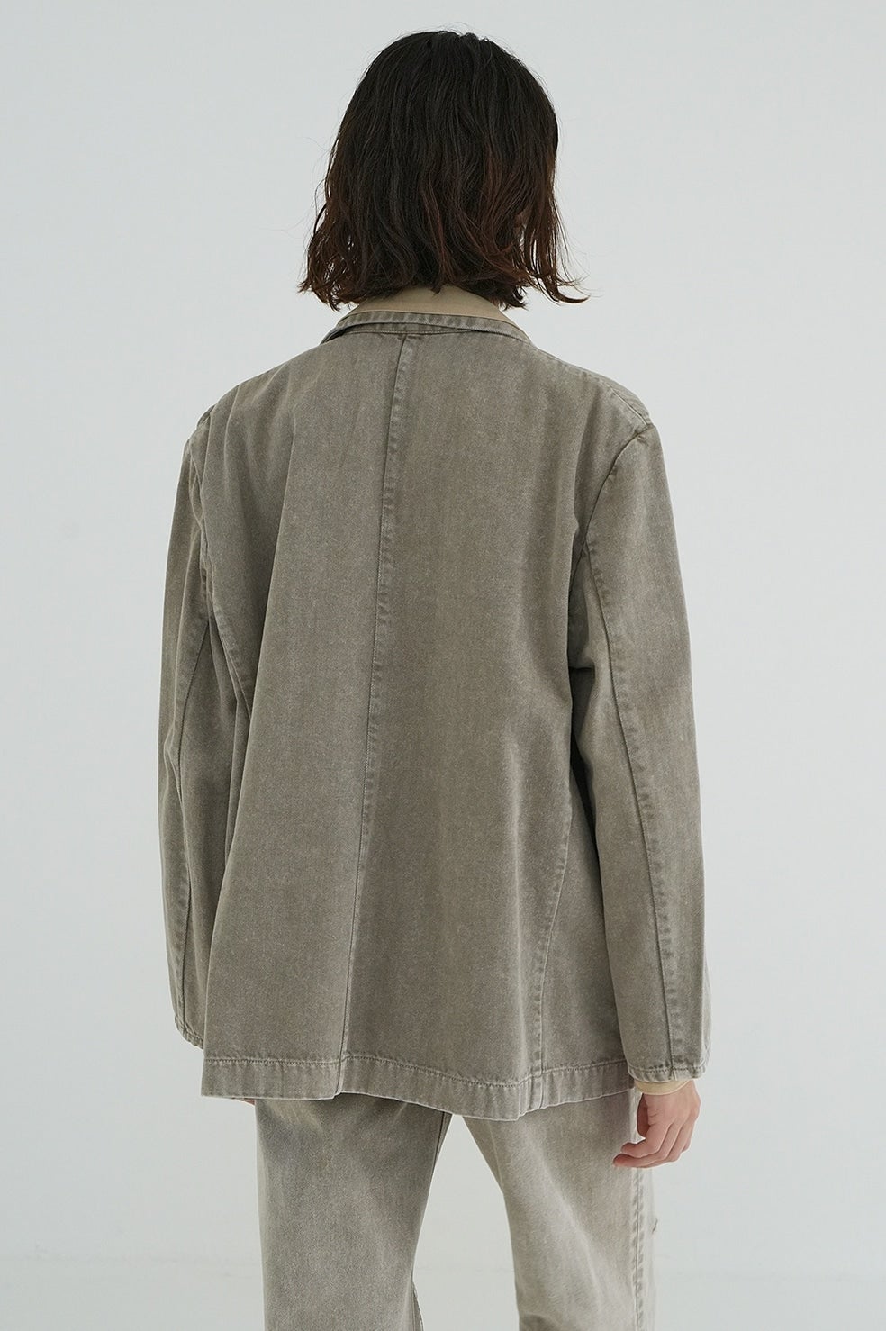 FADED COLOR TAILORED JACKET