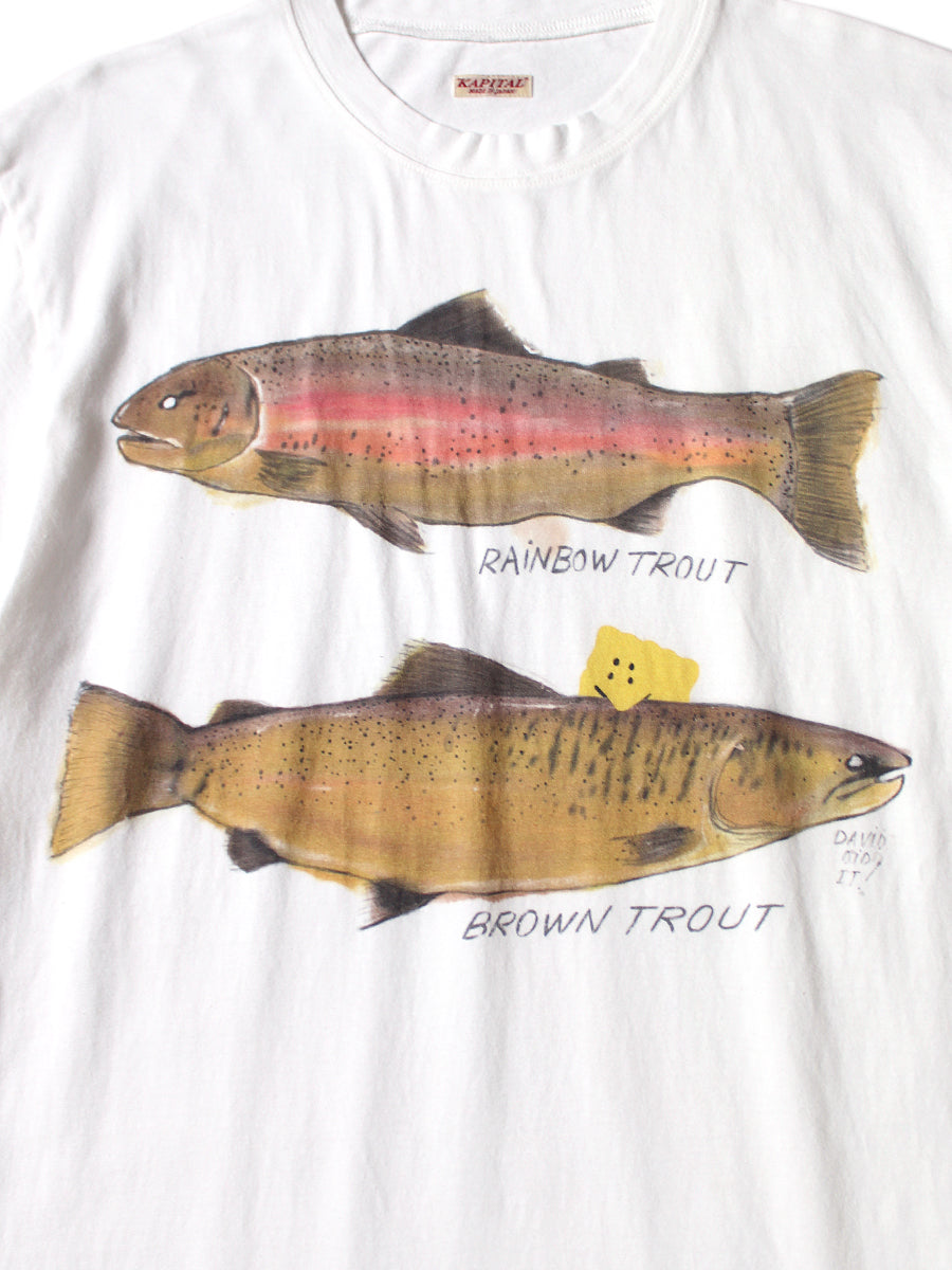 20/-Tencel Crew T (Trout 2 pcs PECKISH RAINBOW Ypt)