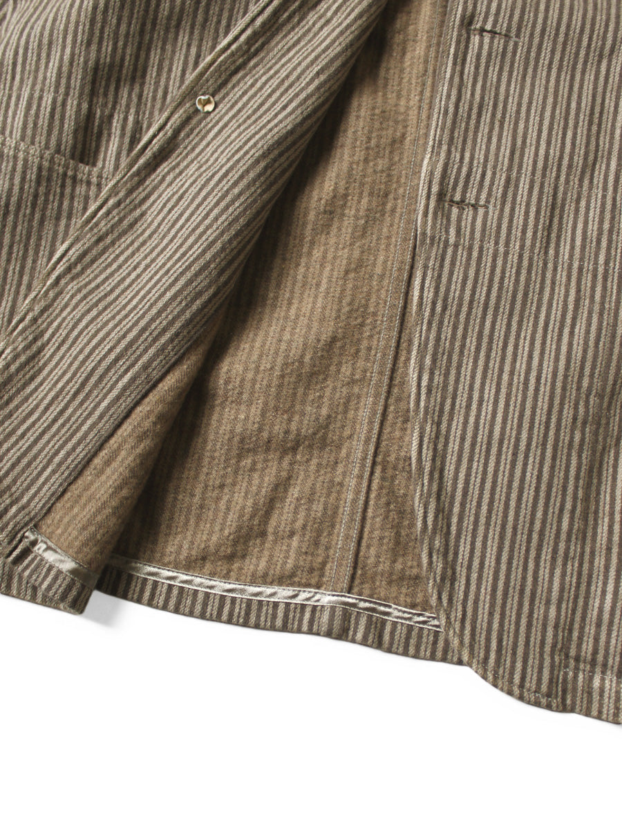 Twill Aging Wool Stripe Hospital JKT