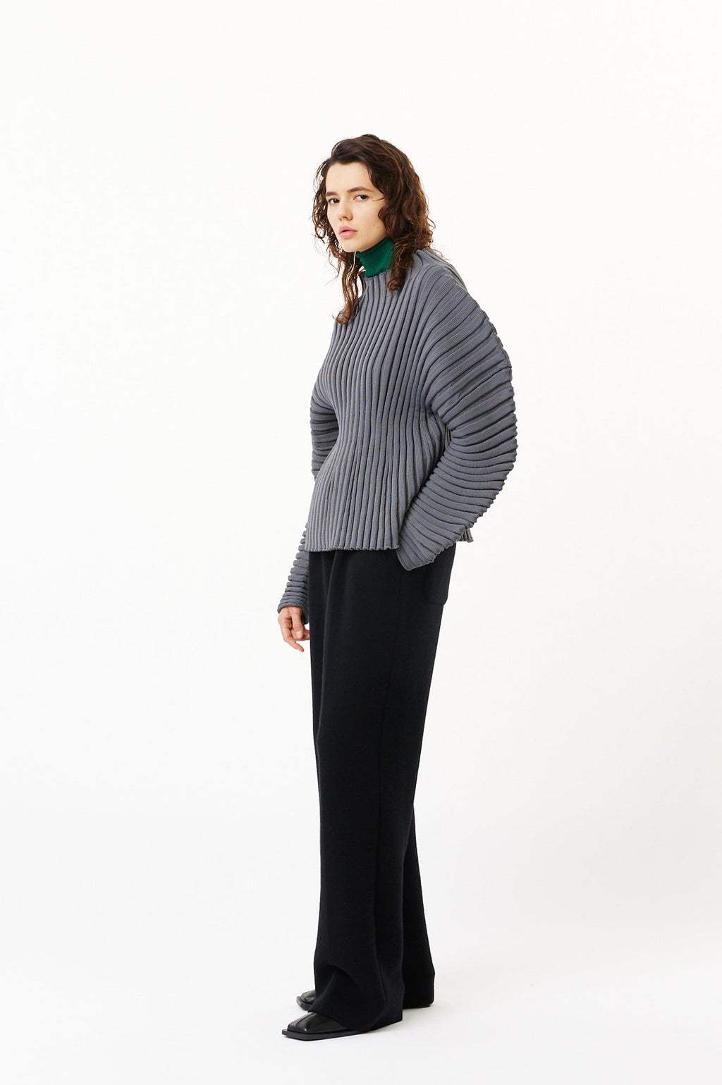 WOOL MILAN  STRAIGHT PANTS