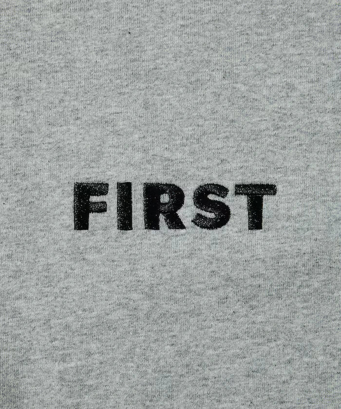 6 Ounce Front Logo Embroidered Crew Neck T-Shirt / One Point Design T-Shirt Left Chest Embroidery First Limited Edition