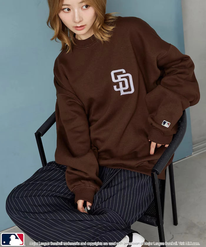 Custom MLB Fleece Crewneck Logo Sweatshirt Limited Edition