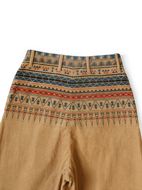 14W Corduroy Tapered Baggy Pants (Town Class...