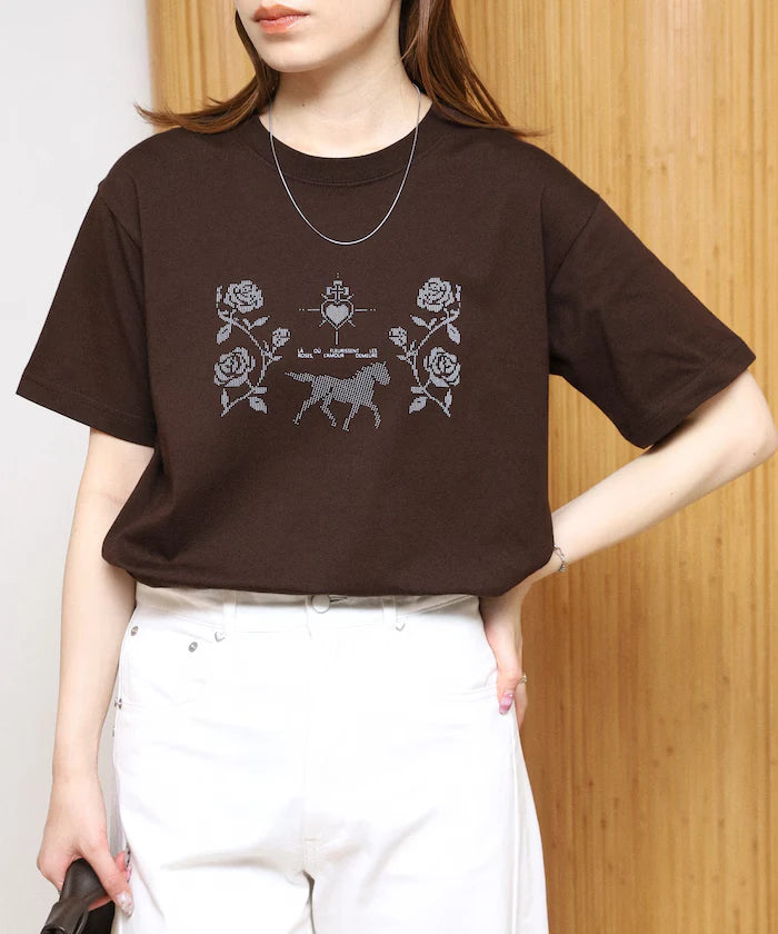 Organic Cotton Dot Graphic T-Shirt