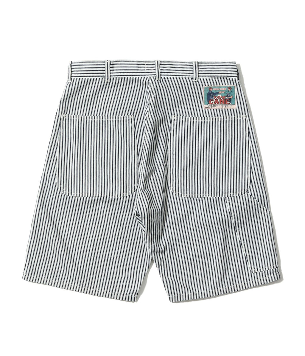 Fiction Romance 6oz. Indigo Stripe Double Knee Shorts