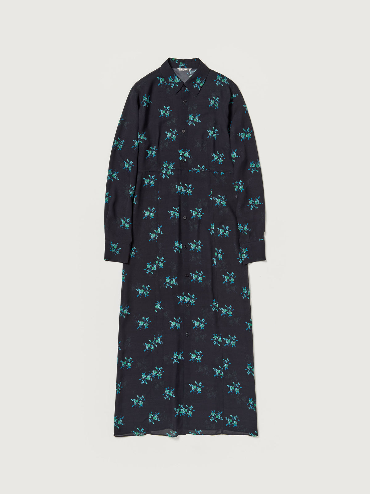 PRINTED AIRY SILK GEORGETTE DRESS