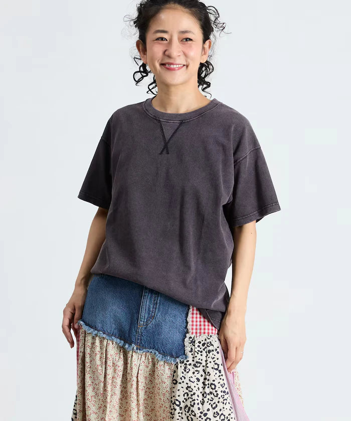 V Gazet Vintage-Like Crew Neck T-Shirt