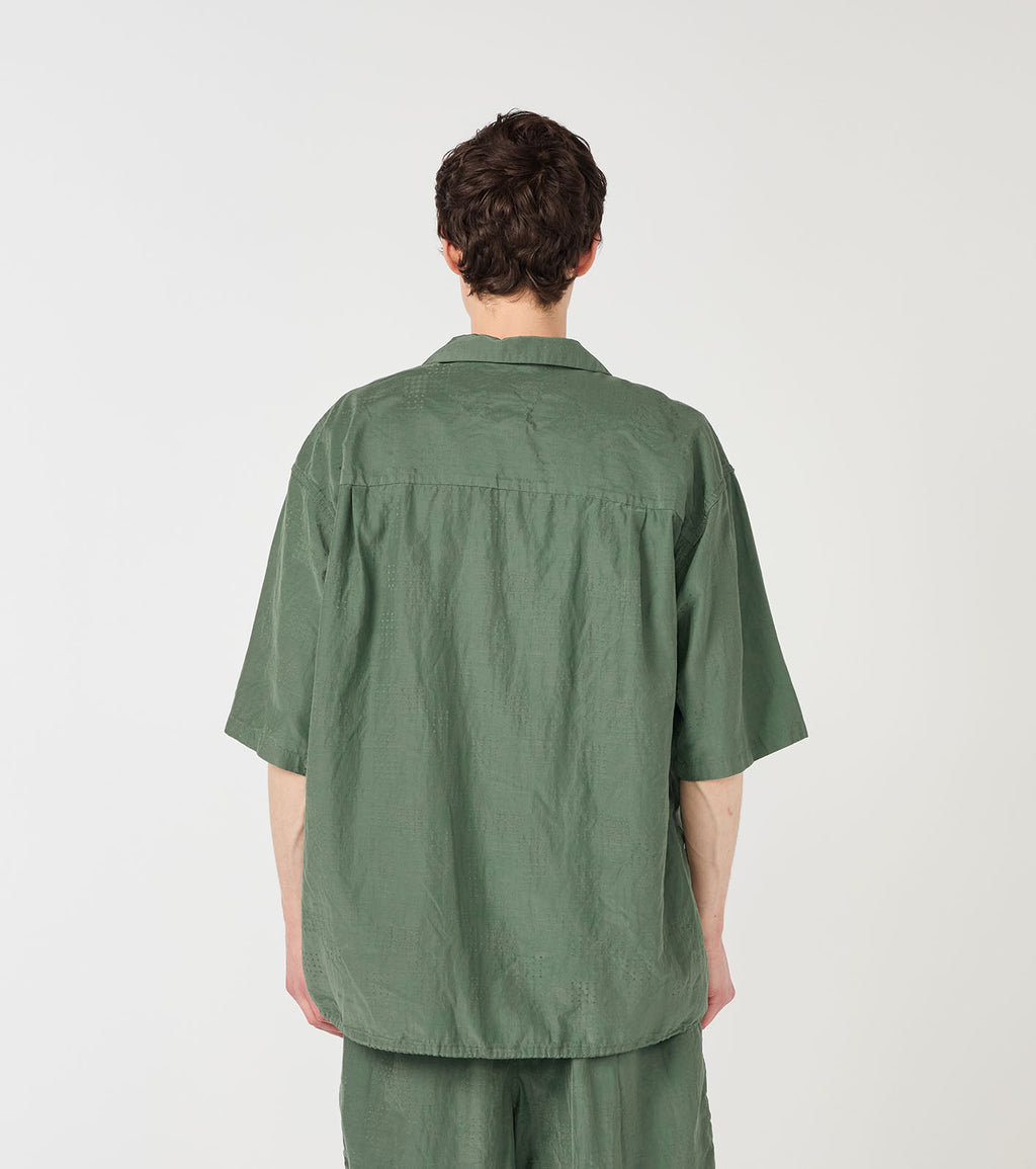 Open Collar S/S Shirt