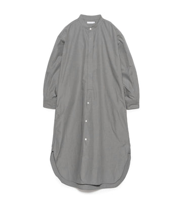 Band Collar Wind Shirt Dress