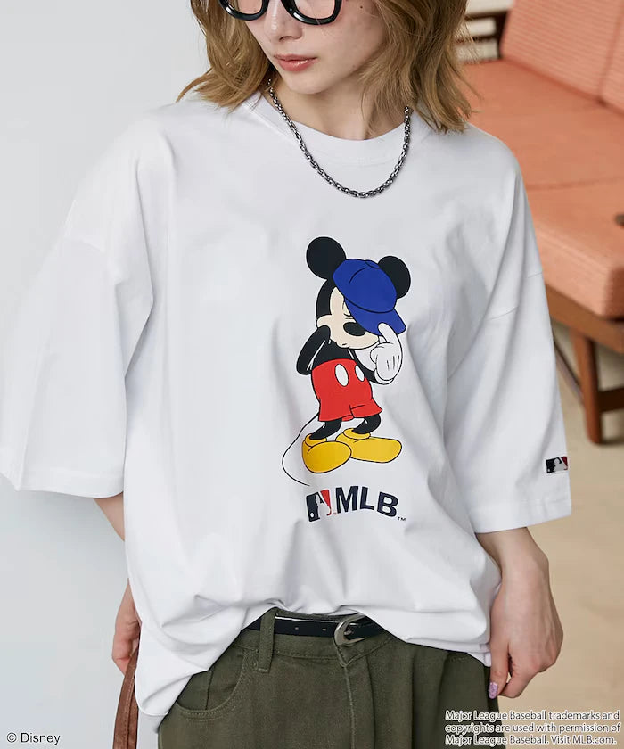 MLB/MICKEY MOUSE/Exclusive Print T-Shirt Limited Release