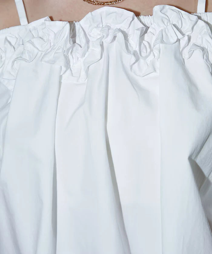 Frill Off-Shoulder Blouse Limited Edition