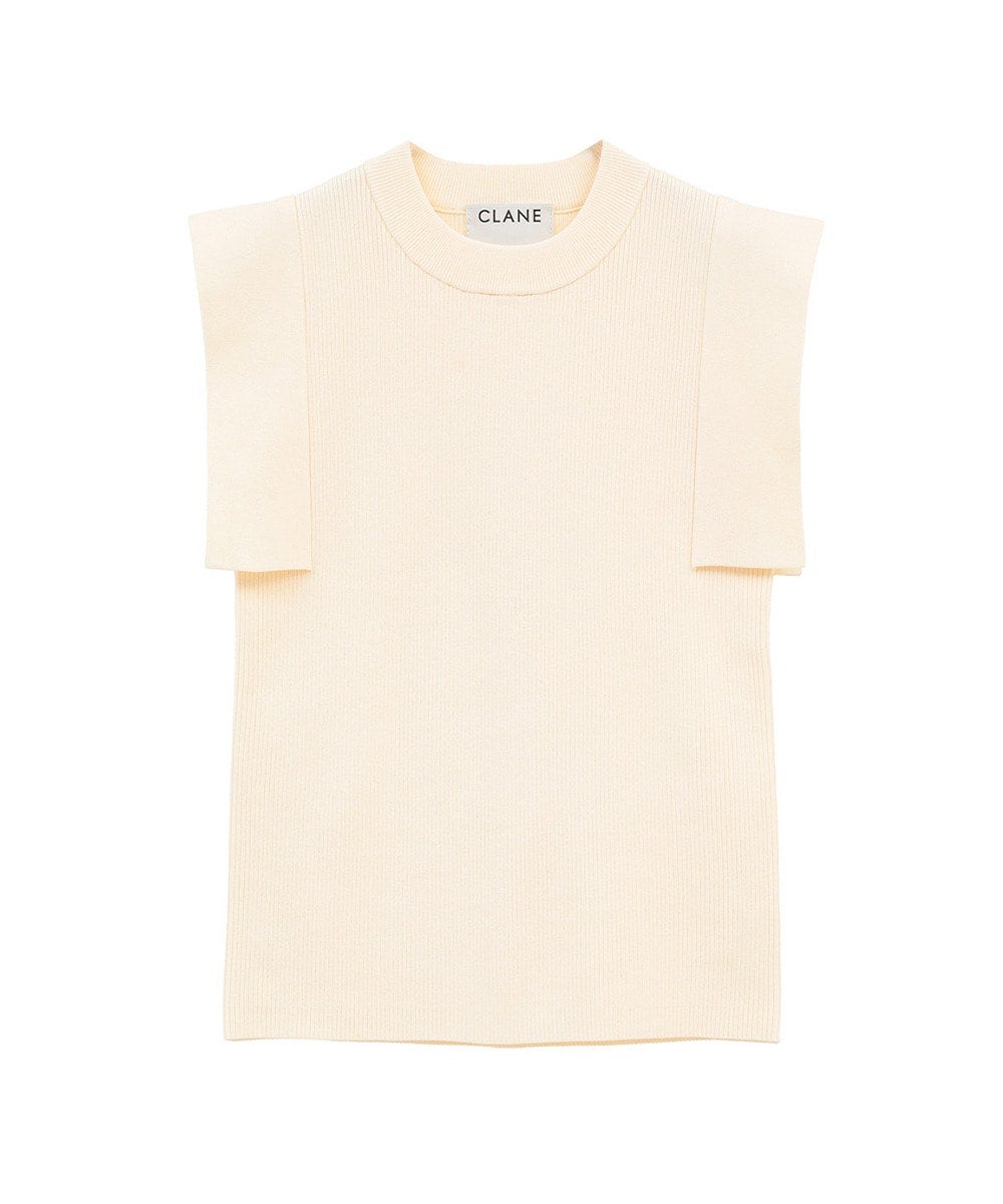 SQUARE SLEEVE KNIT TOPS