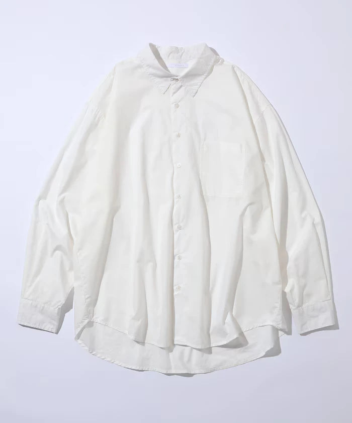 <New Color Added> Relaxed Fit Broad Shirt / Regular Collar / Long Sleeve