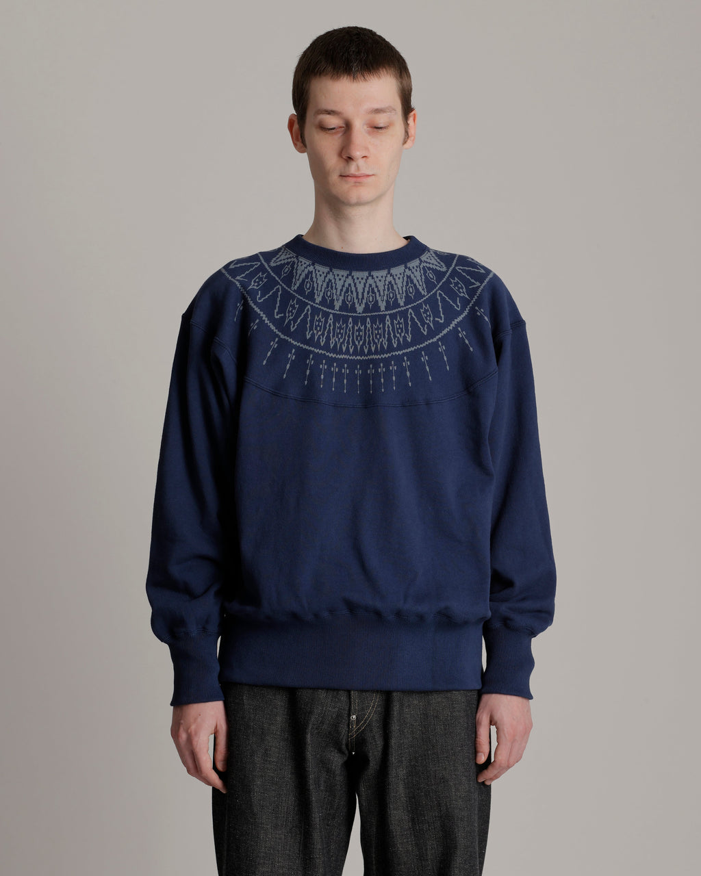 LOT.624 NORDIC PATTERN SWEATSHIRT