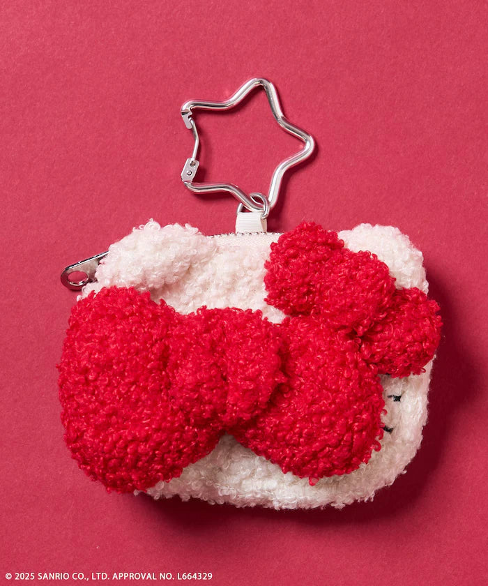 Hello Kitty Fuzzy Charm Pouch