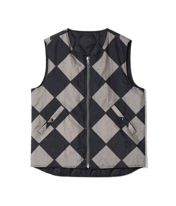 WILLIAM GIBSON COLLECTION BLACK LINE CREWMAN VEST (MOD.) REVERSIBLE