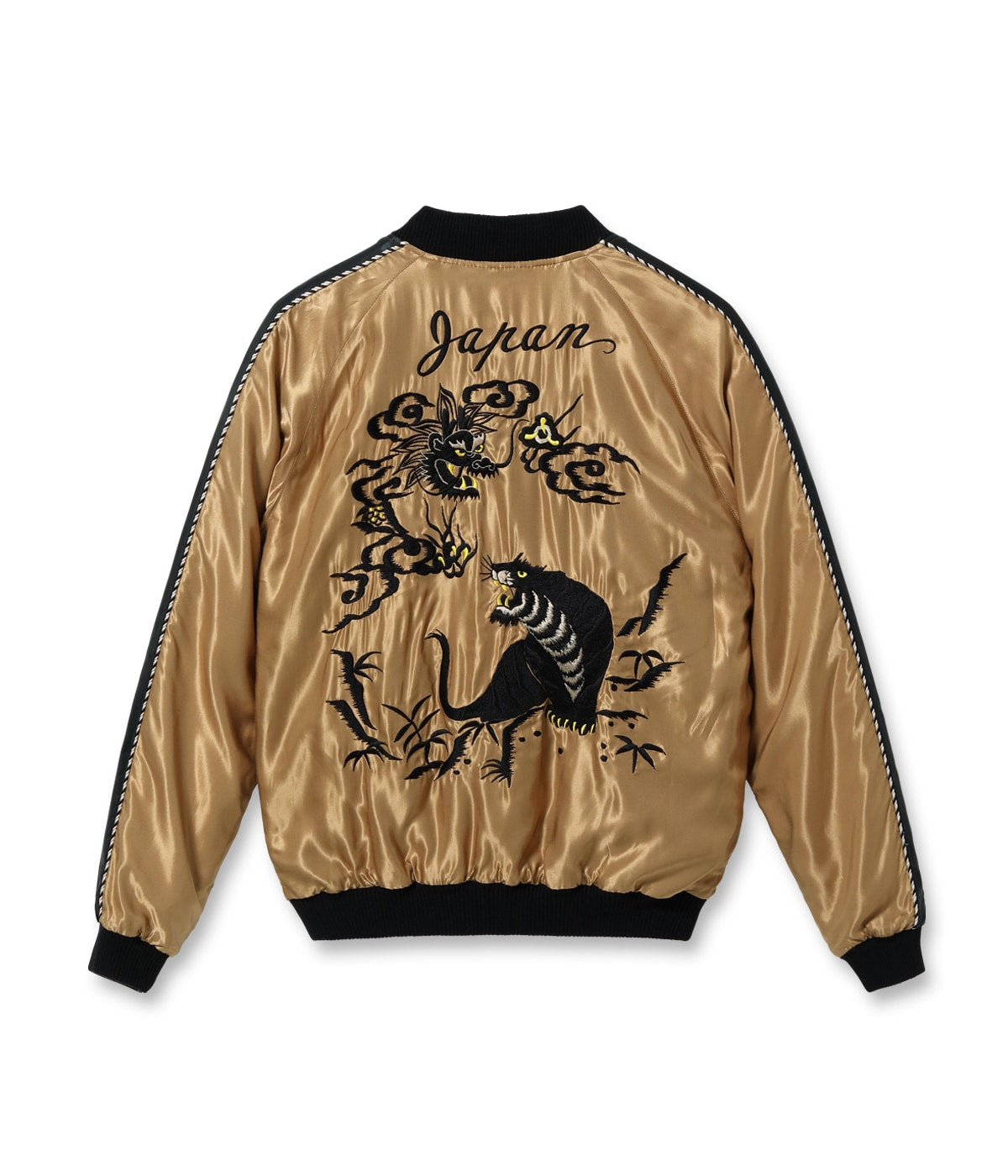 Mid 1950s Style Acetate Souvenir Jacket “DRAGON & TIGER” × “EAGLE”