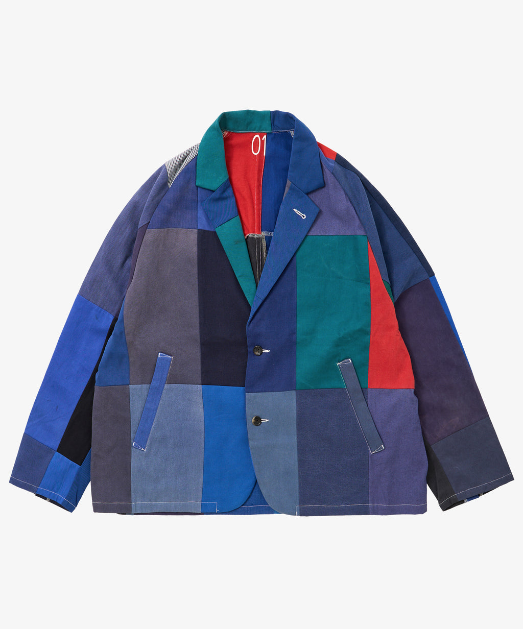 veste two button denim one