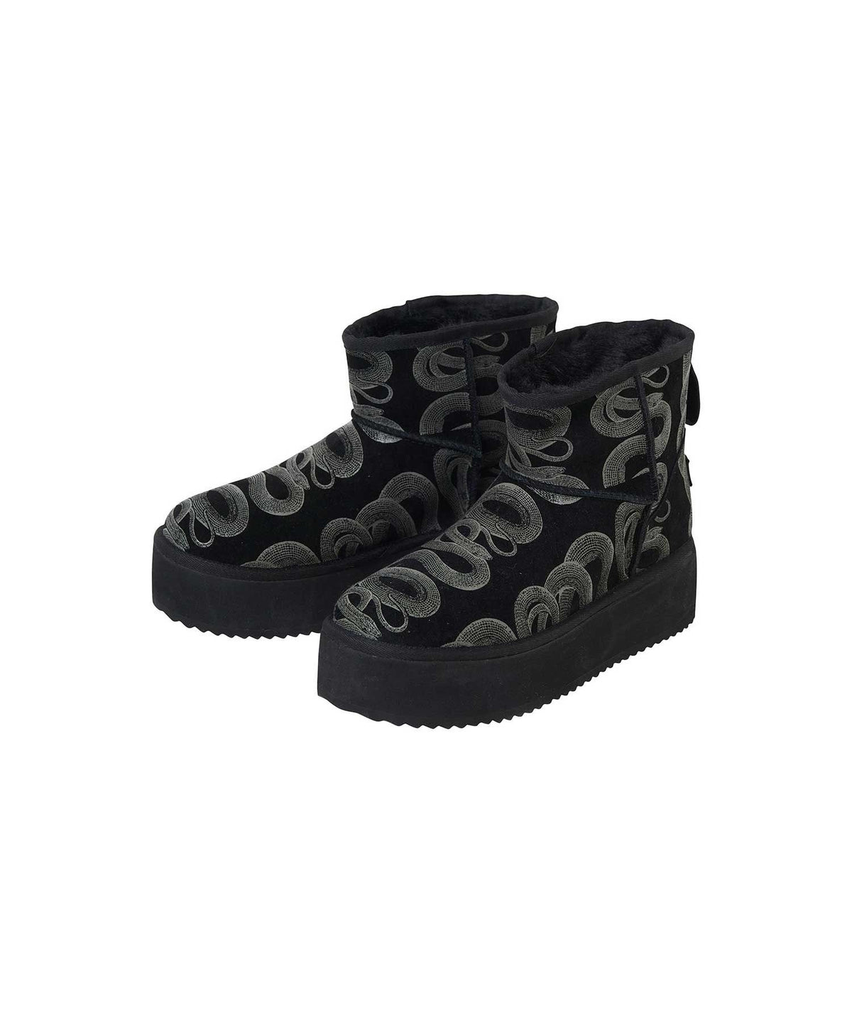 SNAKE LOOP Platform Boots
