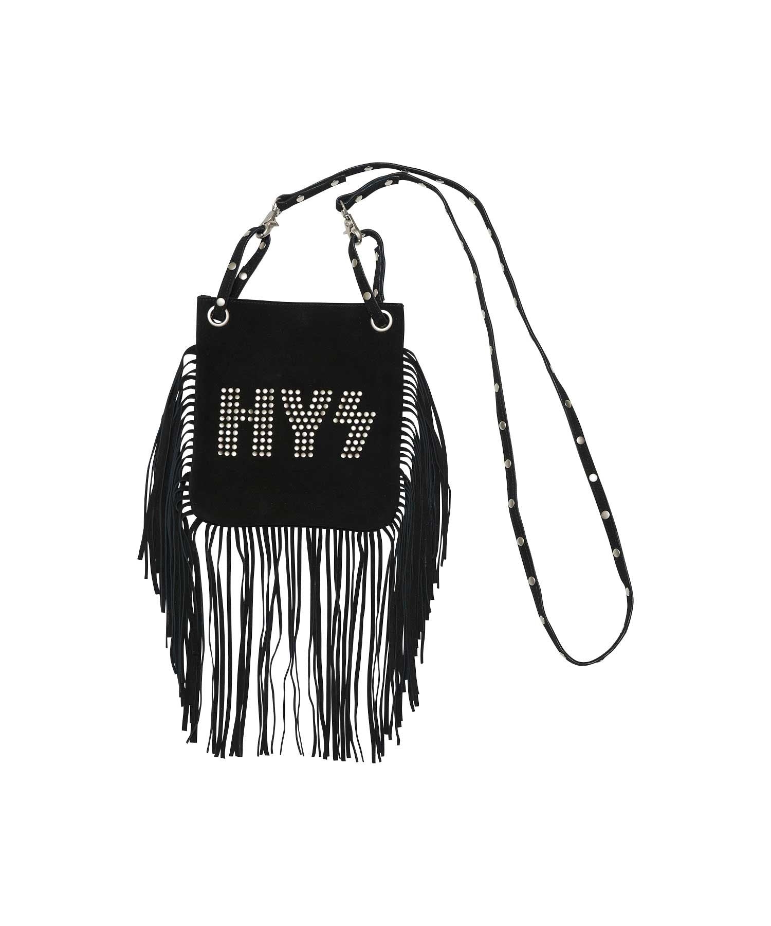 Logo Studs Fringe Mini Bag