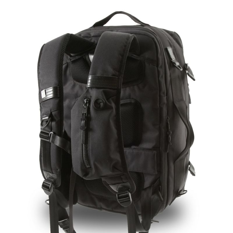 CORDURA DOBBY 305D 3WAY BACK PACK sizeM/BLACK