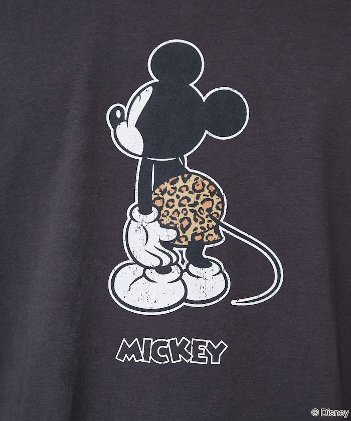<Functional Material>Mickey Mouse & Minnie Mouse/Face T-Shirt Limited Edition