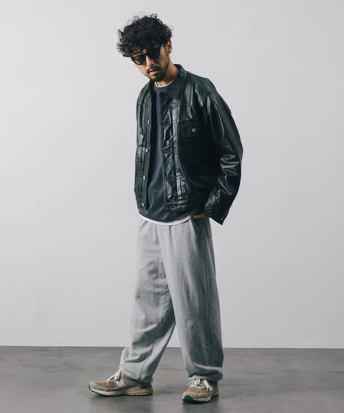 Leather Jacket TYPE-1 / Water-Repellent Leather / Cowhide